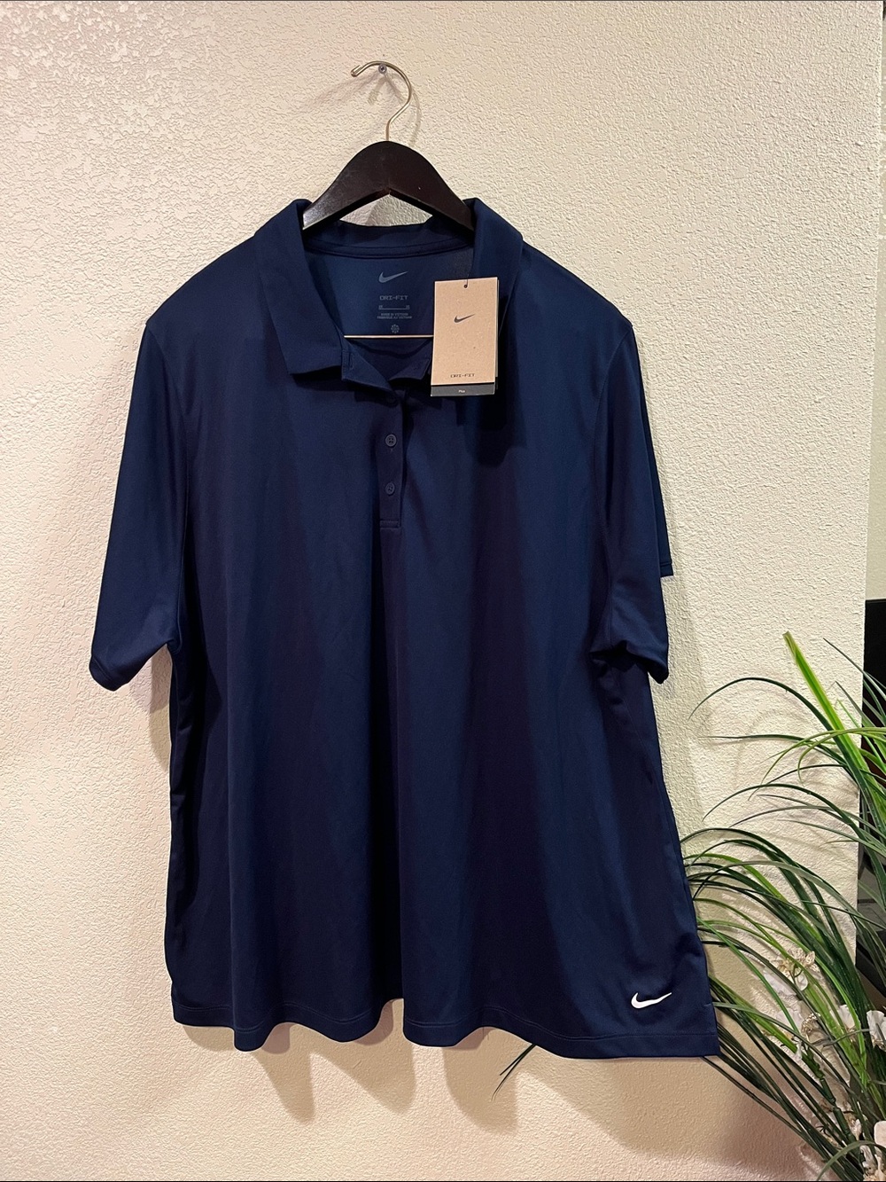 Nike Men's Navy Blue Performance Polo